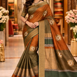 tussar pure silk without blouse