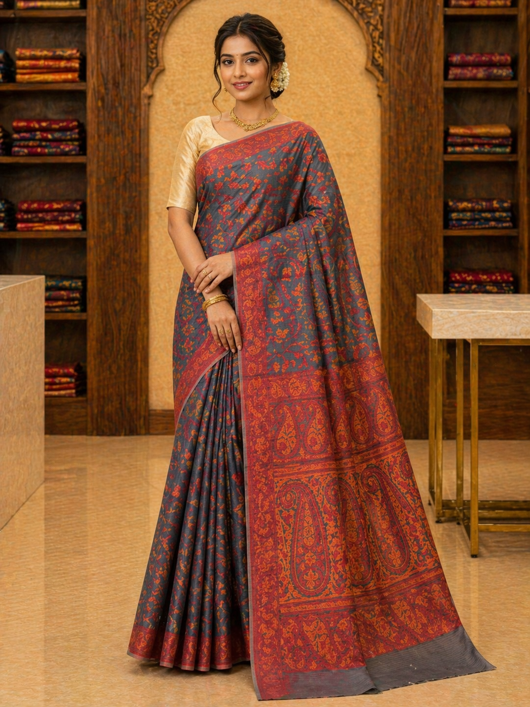 chanderi kota pure silk