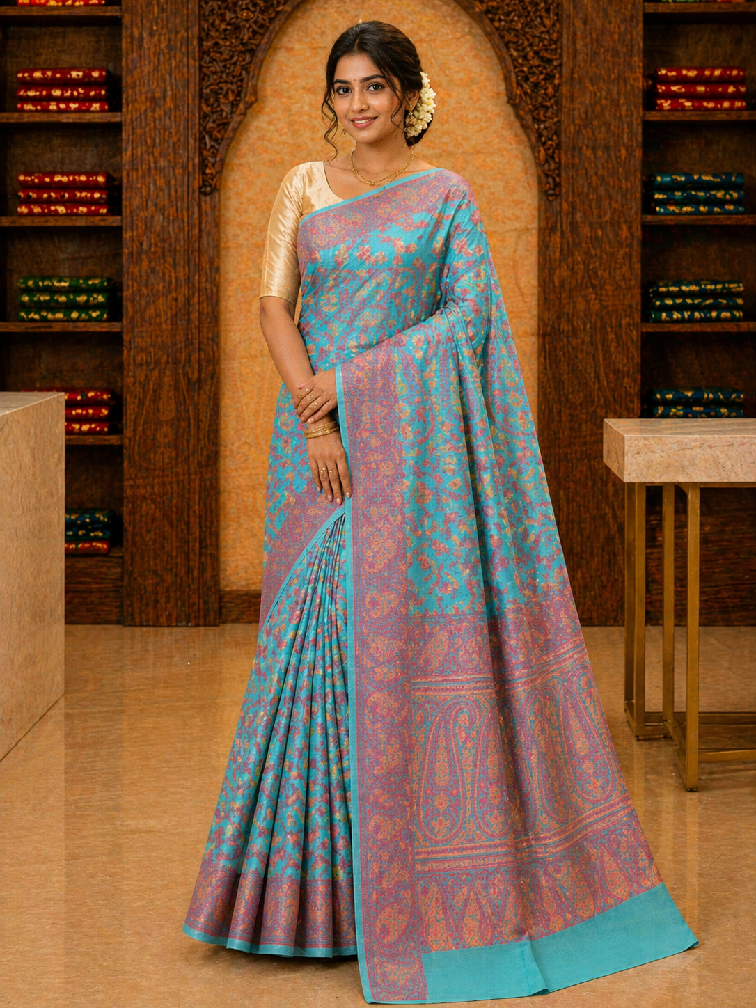chanderi kota pure silk