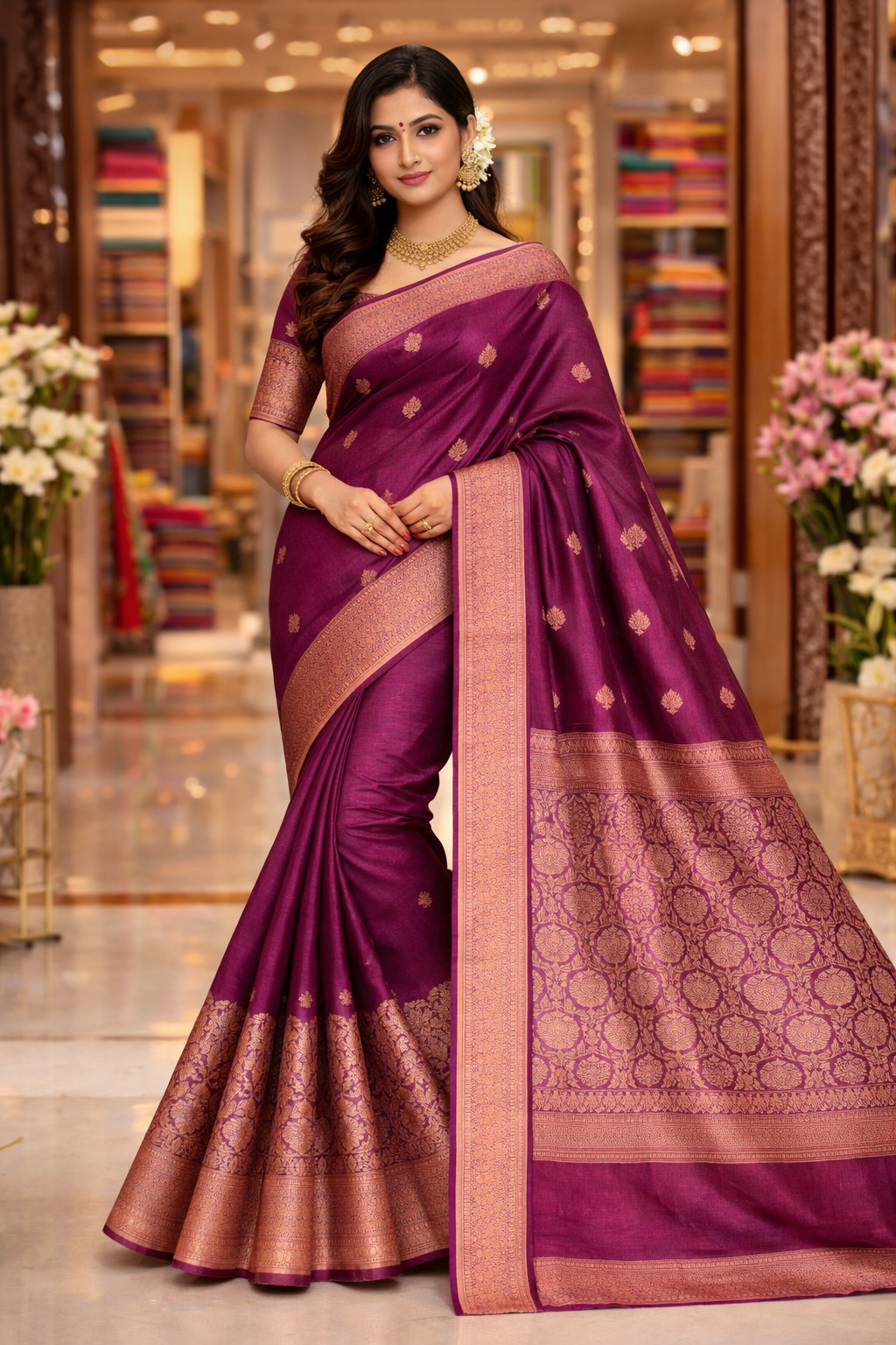 tussar pure silk without blouse
