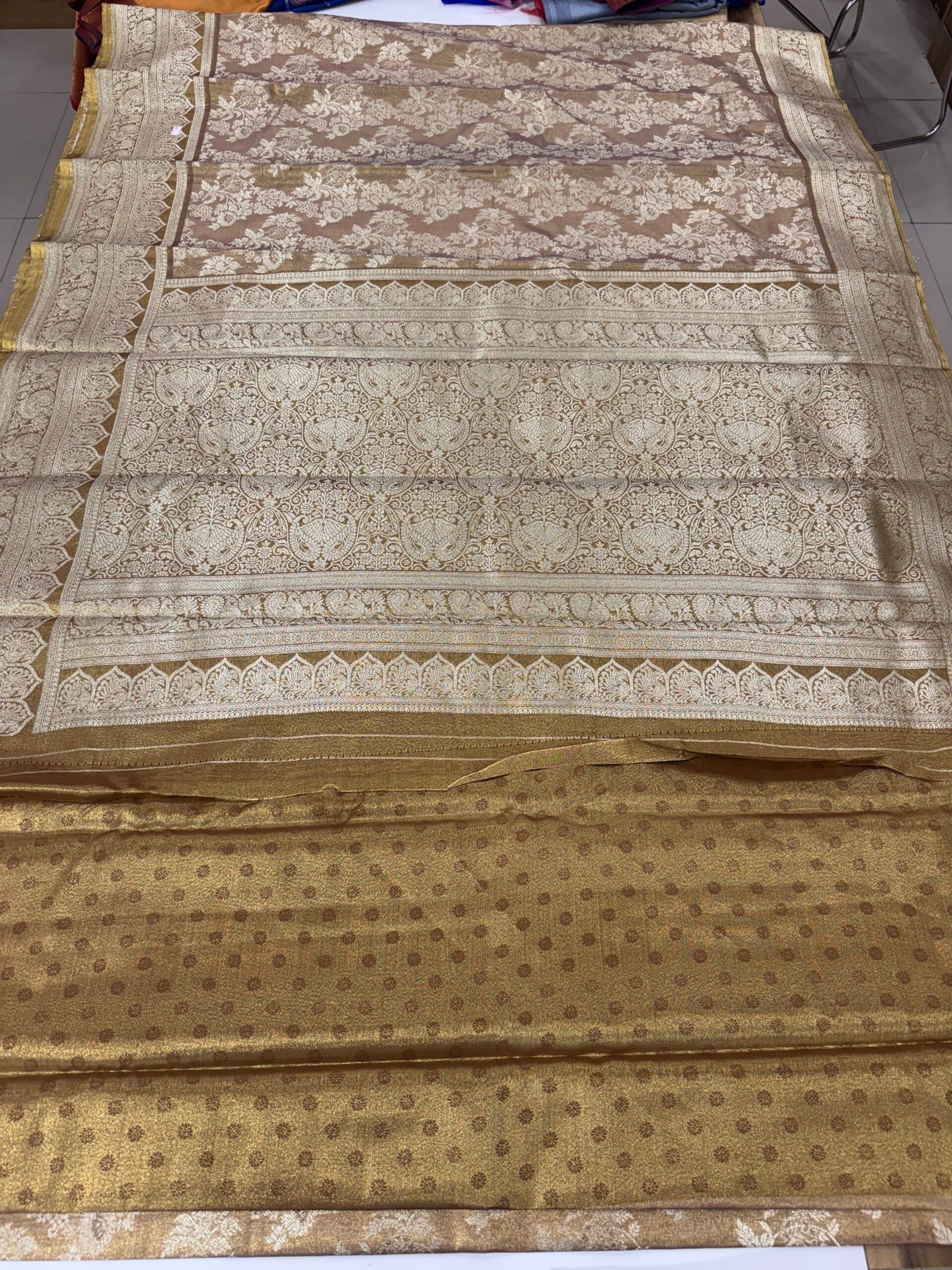 tissue silk saree - Image 3