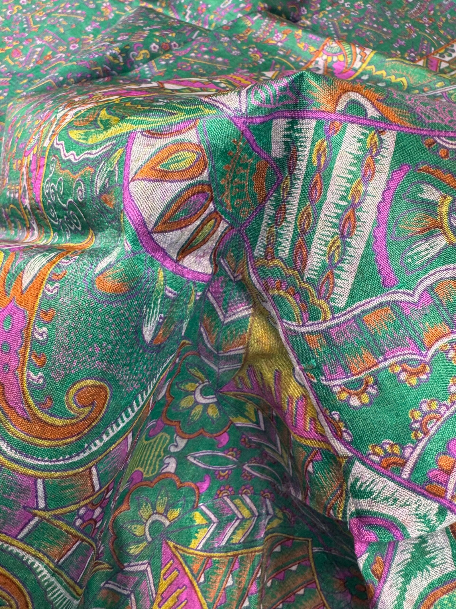 mursidabad pure silk without blouse - Image 2