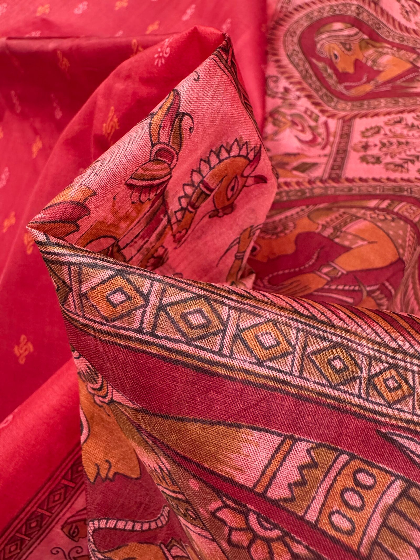 mursidabad pure silk without blouse - Image 2