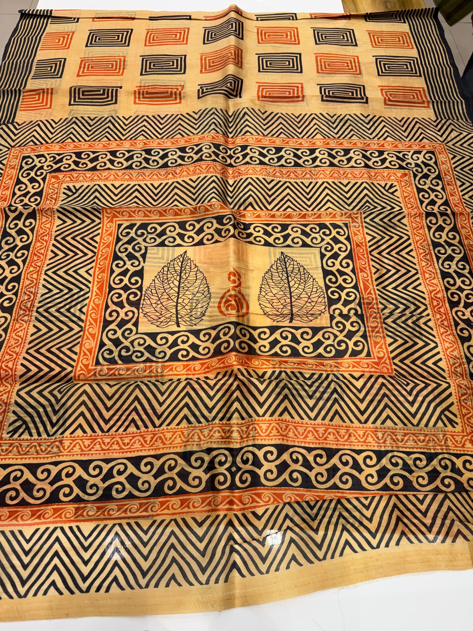 mursidabad pure silk without blouse - Image 2