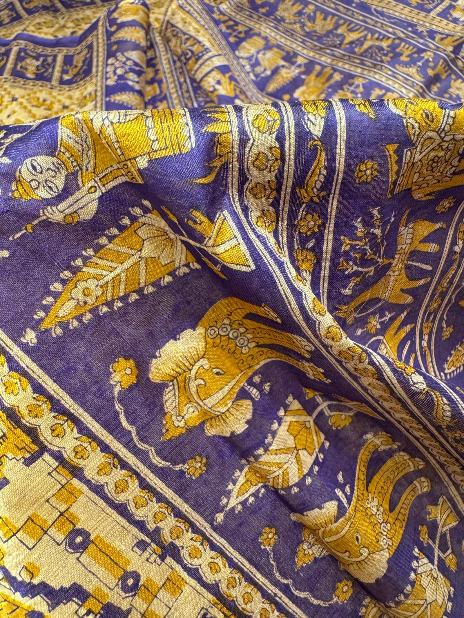 mursidabad pure silk without blouse - Image 2