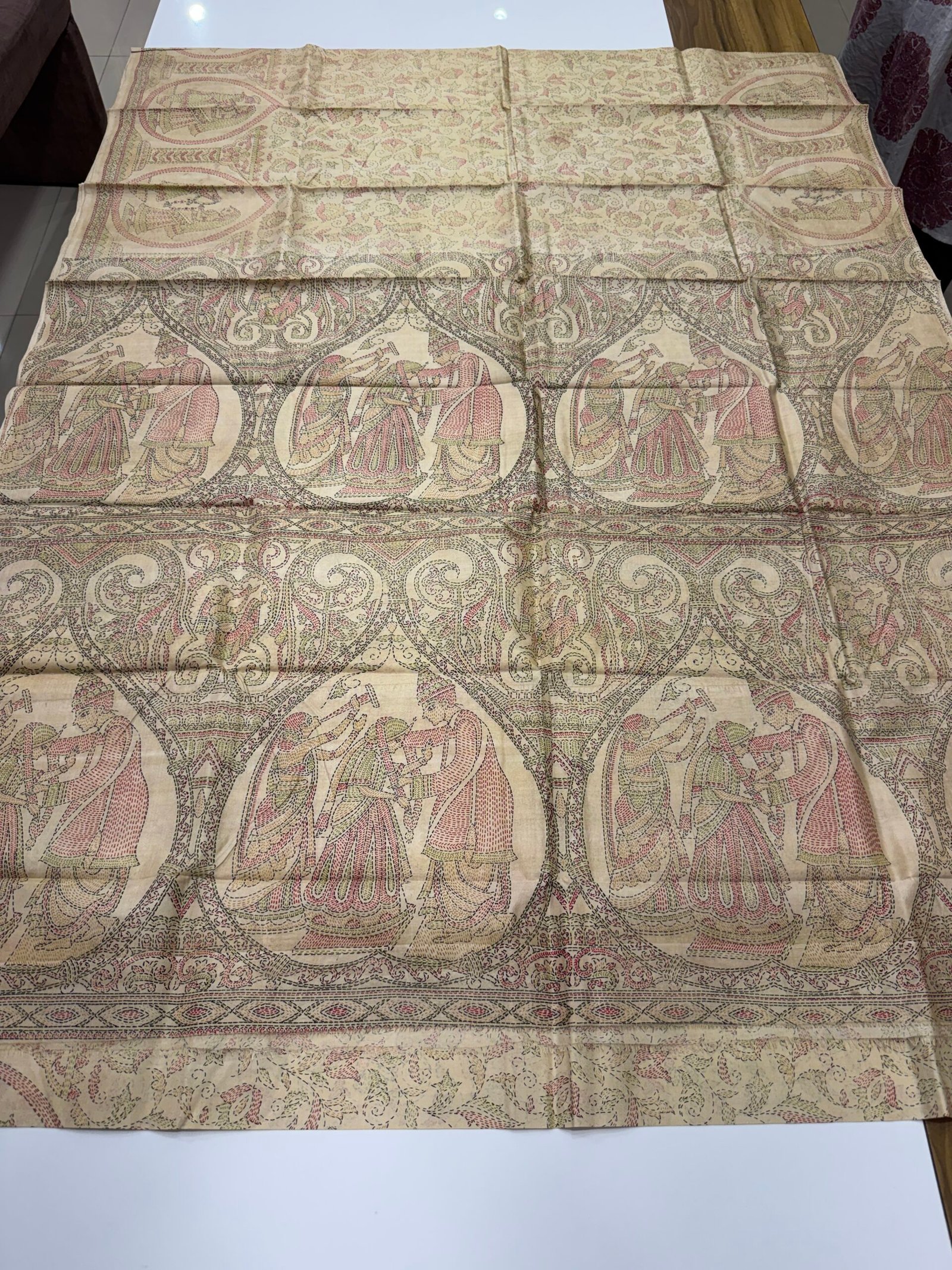 mursidabad pure silk without blouse - Image 3