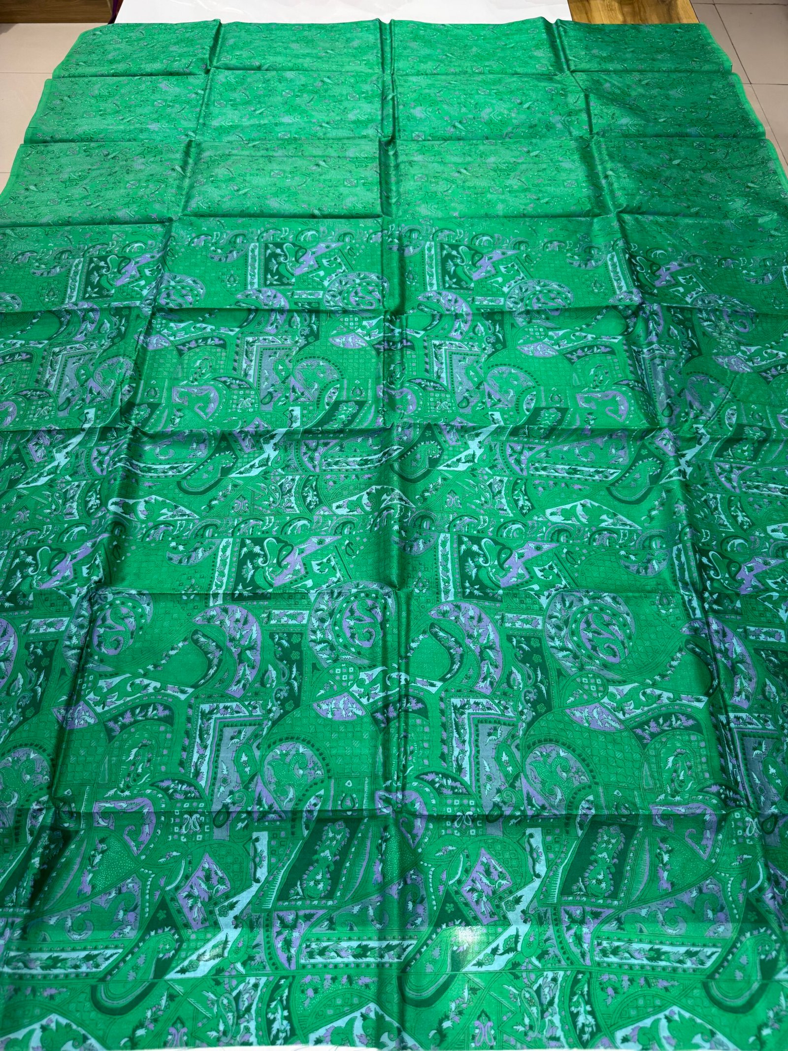 mursidabad pure silk without blouse - Image 3