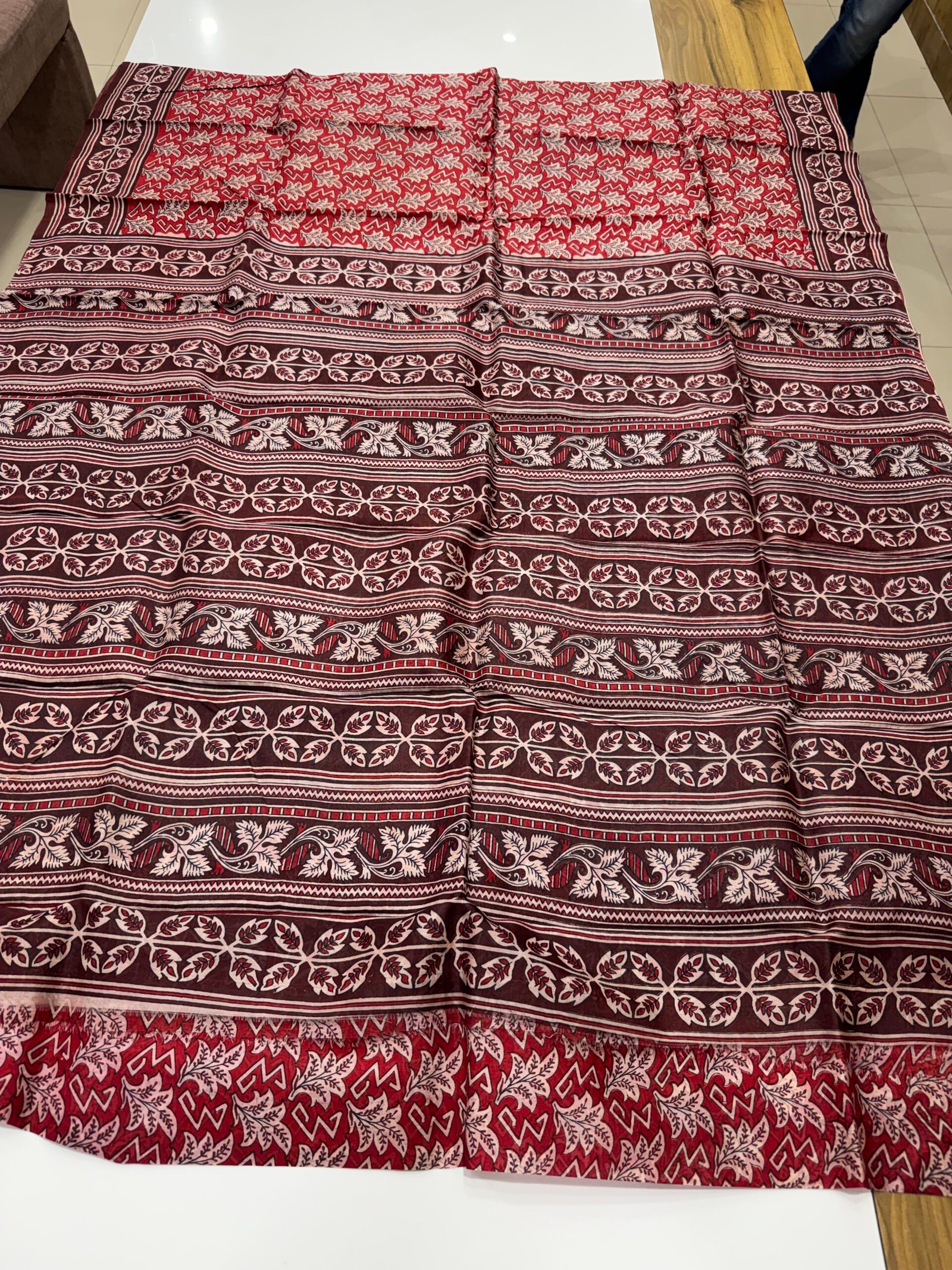 mursidabad pure silk without blouse - Image 3