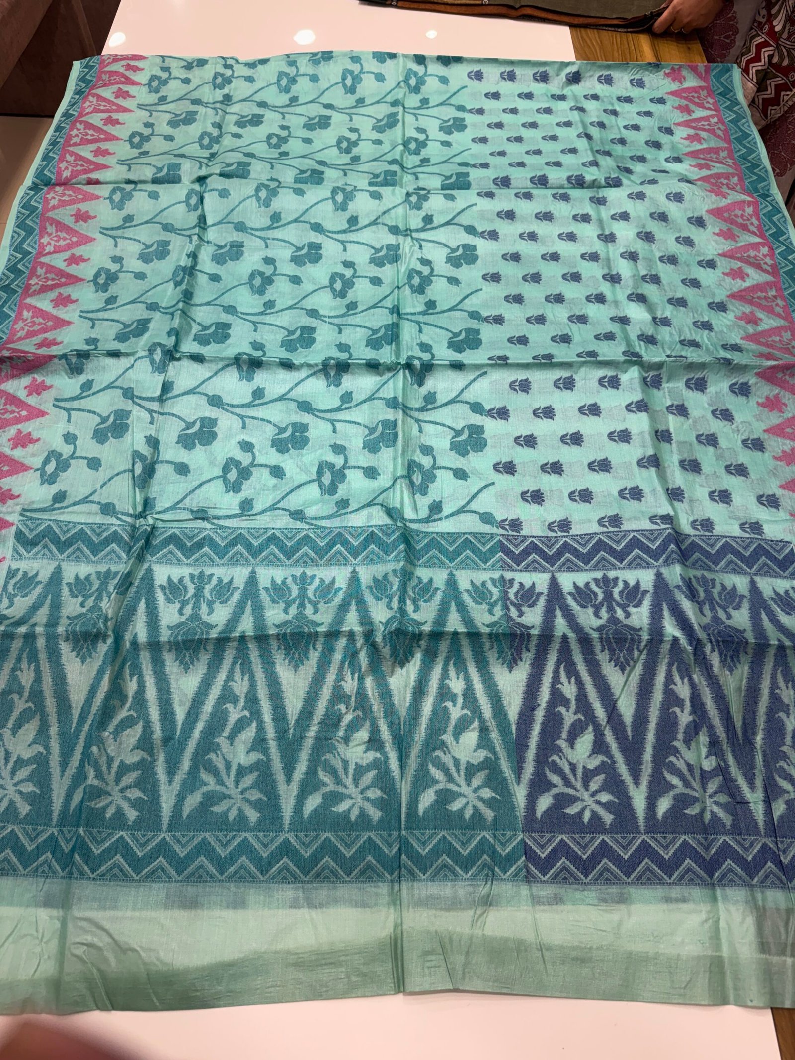 tussar pure silk without blouse - Image 2