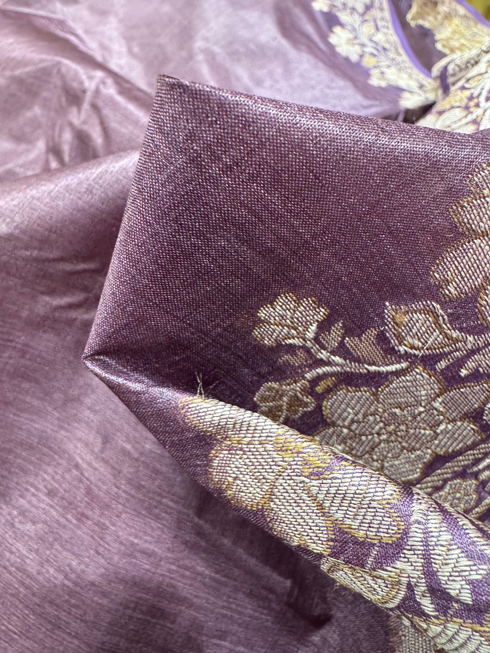 tussar pure silk without blouse - Image 2
