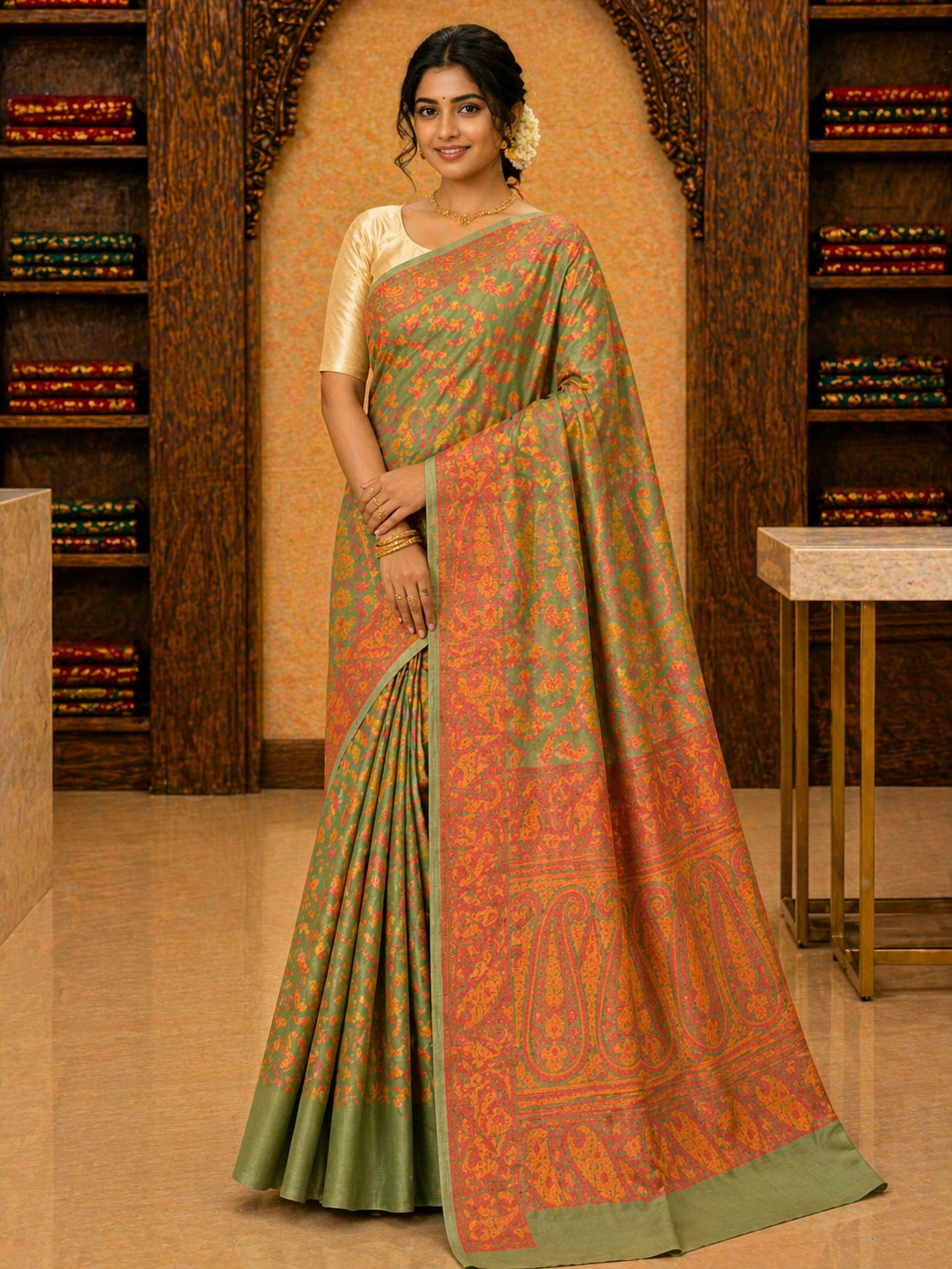 chanderi kota pure silk