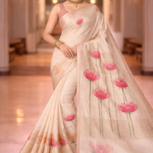tussar silk kalamkari