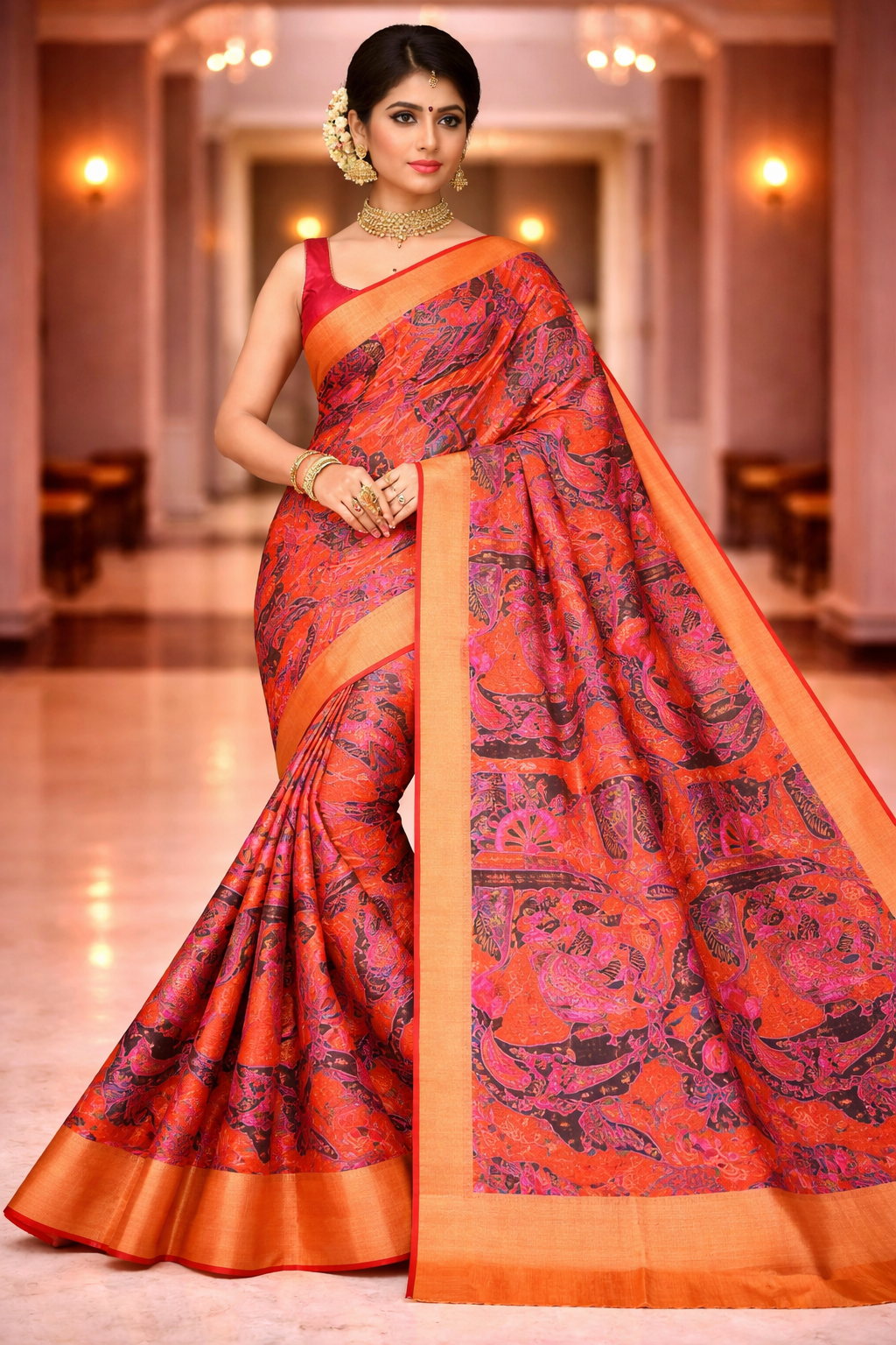 mursidabad pure silk without blouse