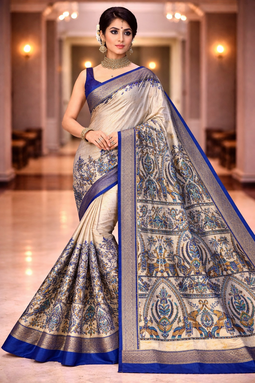 musidabad pure silk without blouse