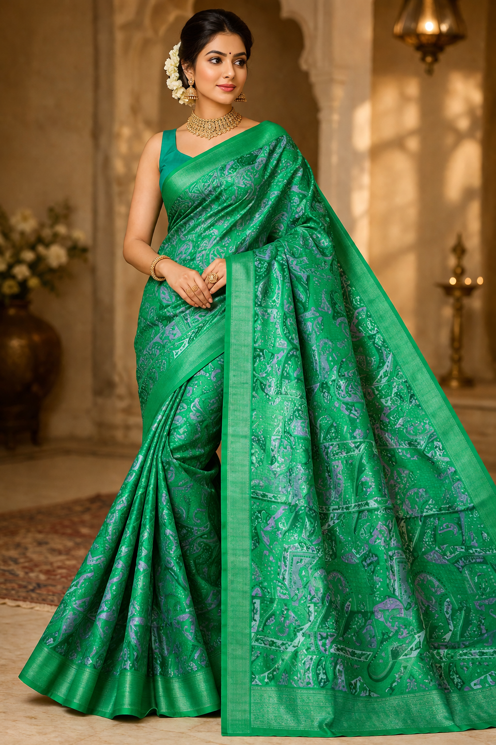 mursidabad pure silk without blouse