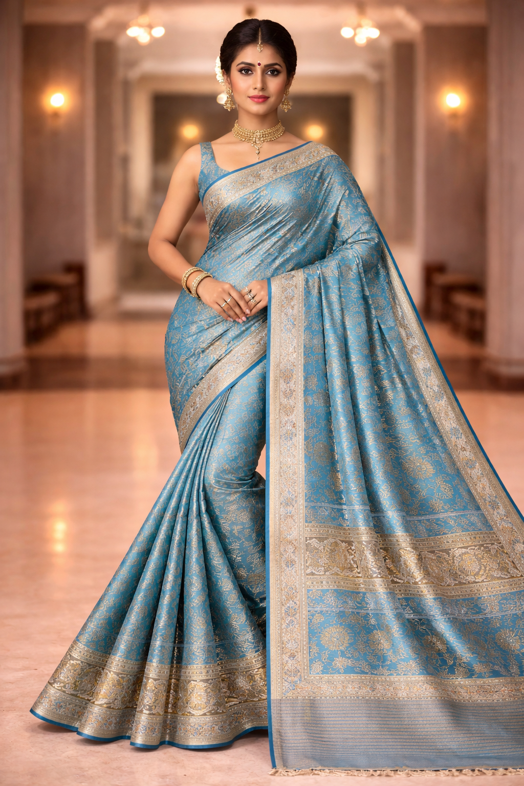 mursidabad pure silk without blouse