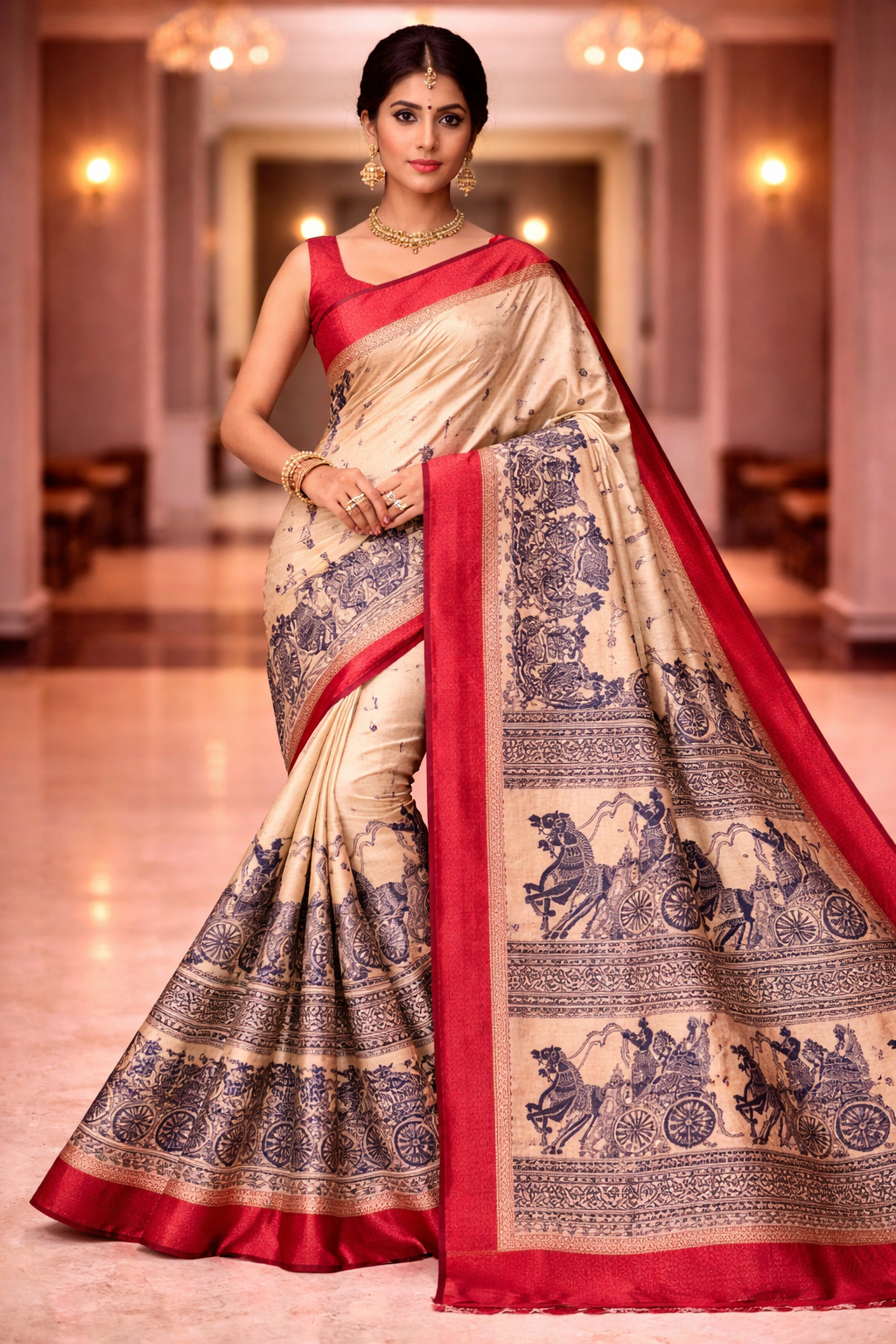 mursidabad pure silk without blouse